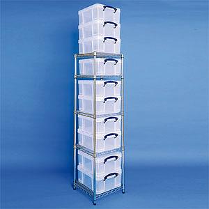 Rack chromé p/1 colonne